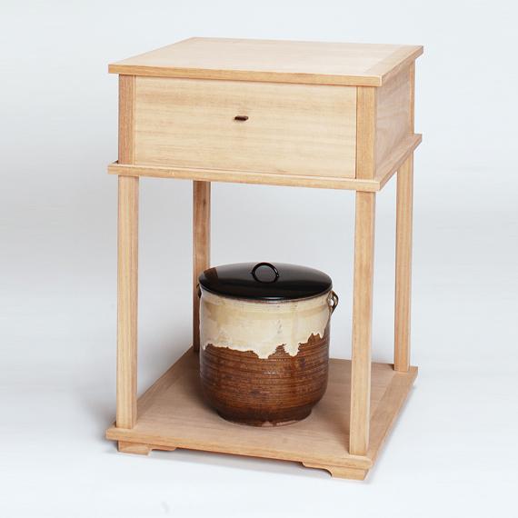 茶道具 / 棚 江岑棚 (こうしんだな) 覚々斎好写 小林幸斎 作 : ティー 