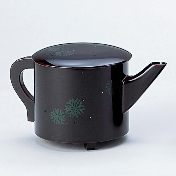 茶道具 / 水注 (水次) 淡々斎好写 塗片口水注 海松波 (みるなみ) 水