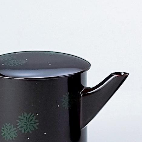 茶道具 / 水注 (水次) 淡々斎好写 塗片口水注 海松波 (みるなみ) 水