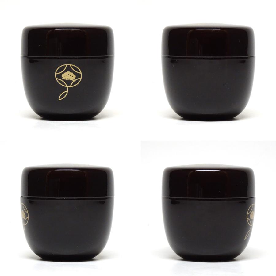 【茶道具】伊勢星七造　椿・馬酔木　棗　棗200 茶道具】伊勢星七造山茶花棗棗204
