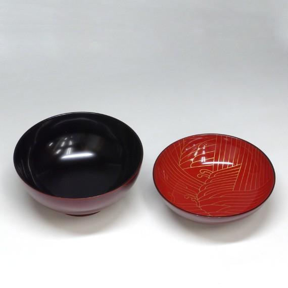 茶道具 懐石煮物椀 樹脂製 見返し波 5客 国内配送料無料 代引手数料