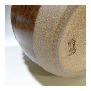 茶道具 水指 宇田隆和作 ( 佐平窯 ) 瀬戸捻貫水指 塗蓋付 茶道具 水指 宇田隆和作 ( 佐平窯 ) 瀬戸捻貫水指 塗蓋付