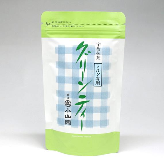 当店限定販売丸久小山園 糖加抹茶 ミルク専用グリーンティー1kg袋詰