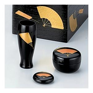 茶道具 利休茶箱 茶箱セット 黒掻合塗 扇面 000000002118-01.jpg?size