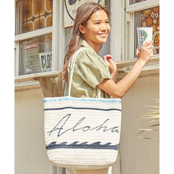 Kahiko（カヒコ） 【セット割対象品】【ホワイト】ハワイアン トート 