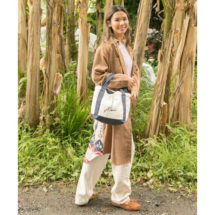 EREWHON ショッパー トートバッグ パームツリー柄 Kahiko（カヒコ） 【セット割対象品】【パームツリー】ハワイアン