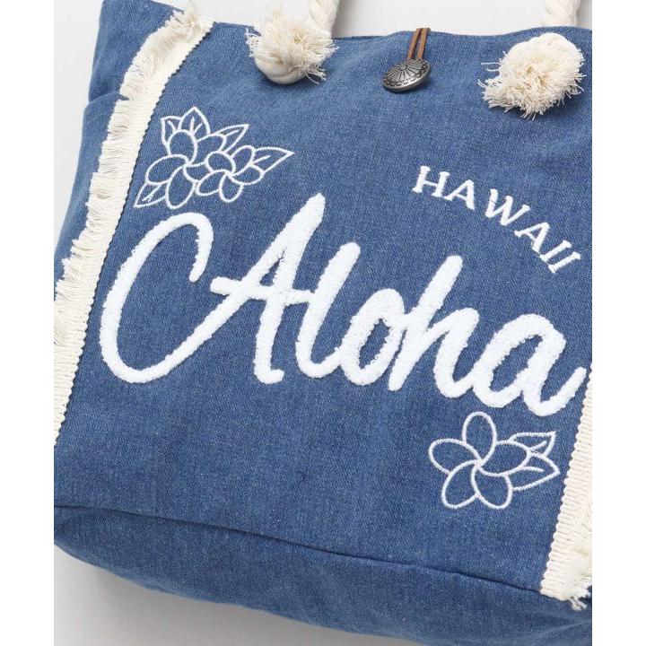 Kahiko（カヒコ） プルメデニムトート ハワイアンバッグ トートバッグ