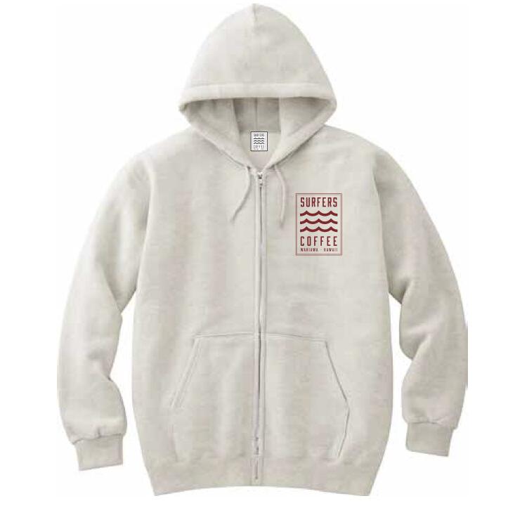 NEW】2024秋冬新商品 SURFERS COFFEE HULA GIRL ZIP フーディー パーカ