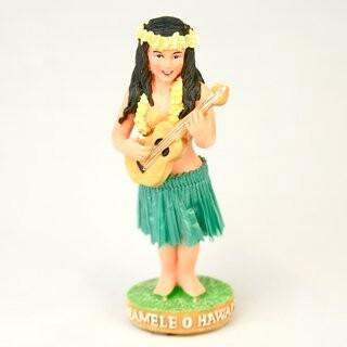 フラガール⭐︎フラドール⭐︎サーフィン⭐︎サーファーガール⭐︎ハワイアン ハワイ直輸入!! ダッシュボードドールMINI【ナメレ オ ハワイ