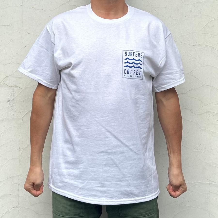 SURFERS COFFEE SURF'S UP T ホワイト Tシャツ ハワイ直輸入