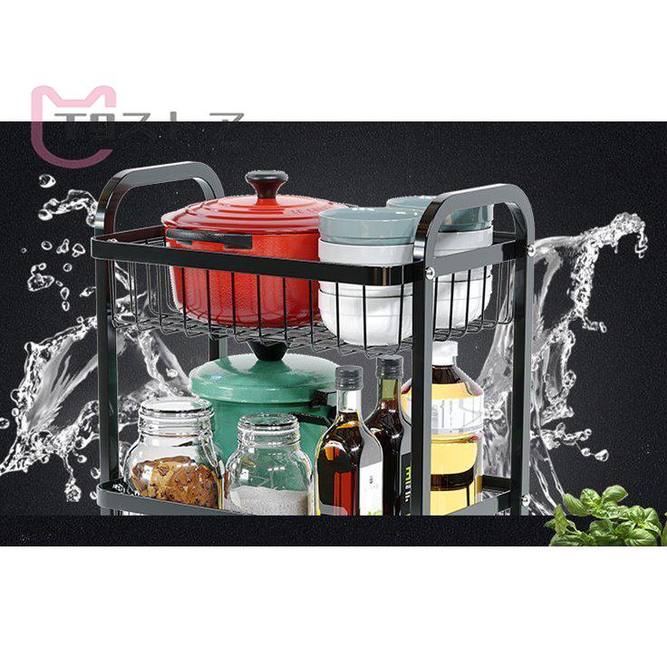 キッチンツール 野菜かご 水切りかご 可動式収納ラック 野菜ストッカー 多機能 キッチン収納 キッチンボード スペース有効活用 Pce3b T9ストア 通販 Yahoo ショッピング