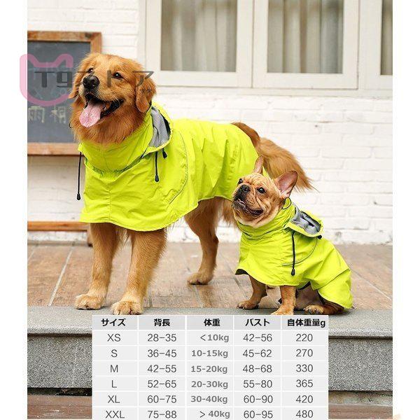 ペット用 犬用 レインコート 安全反射 雨具 犬の服 かわいい オシャレ ドッグウェア 雨 散歩 お出かけ ファッション 小型犬 中型犬 大型犬 超歓迎された