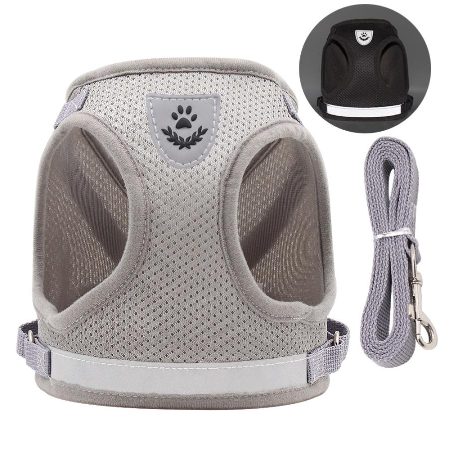 犬 猫 ハーネス 脱げない おしゃれ メッシュ 小型犬 中型犬 大型犬 超小型犬 ペット用品 胴輪  ハーネスベルト リード |  | 04