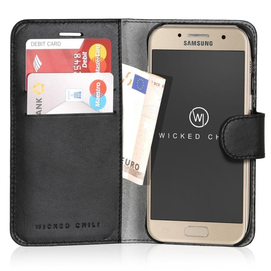 Wicked Chili by ドイツ ヨーロッパ産 高級牛革 プレミアム 本革 レザーケース 手帳型 マグネット式開閉 (Samsung Galaxy A5 (2017)) … |  | 01