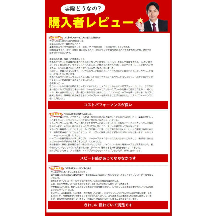ドラレコ ドライブレコーダー バイク用 前後カメラ 2カメラ 専用モニター 音声リモコン 防水防塵 雨天対応 Gps対応 あおり運転対策 Akeeyo Aky 958 Aky 958 Ta Creative 通販 Yahoo ショッピング