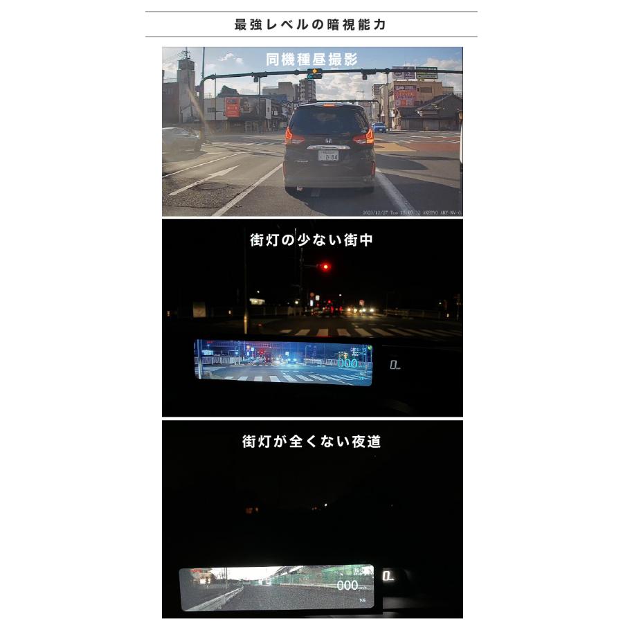 ドライブレコーダー ドラレコ 前後カメラ 2カメラ ナイトモニター 駐車