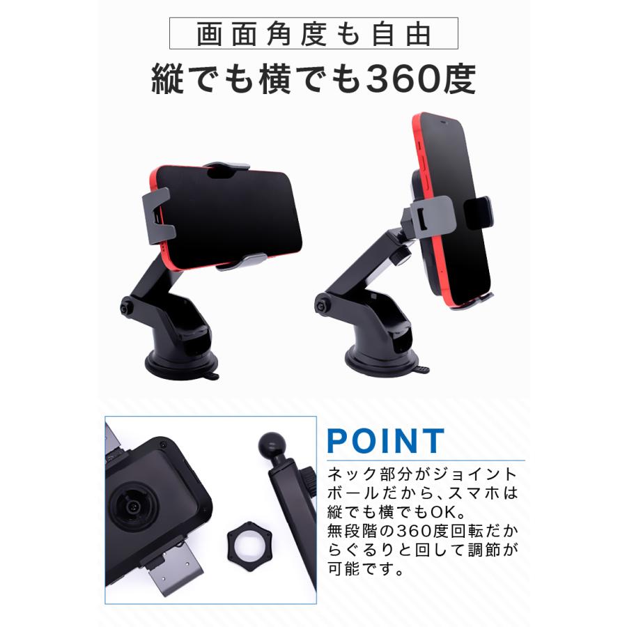 スマホホルダー 車 Qi 車載ホルダー ワイヤレス充電 ワイヤレスチャージャー 最大15W出力 スマホスタンド 車載用 車用 急速充電 iPhone Android | TAーCreative | 10