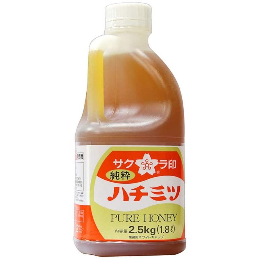 全ての 業務用 加藤美蜂園本舗 サクラ印 純粋 はちみつ 2 5kg ホワイトキャップ 蜂蜜 人気絶頂 Turningheadskennel Com