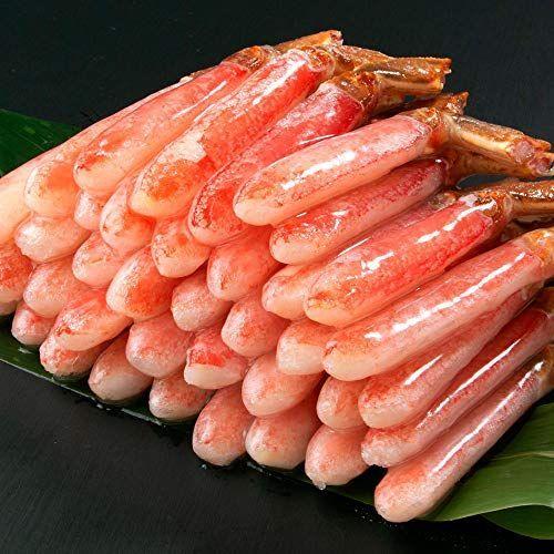 配送員設置 生ズワイガニ さっぽろ朝市 お刺身 生食可 本ずわい蟹 40 50本入り 1kg ポーション むき身 カニ Meorboston Org
