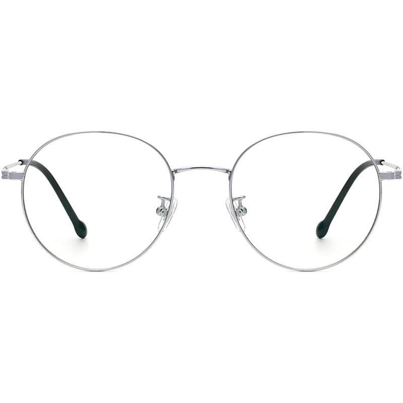 Cyxus（シクサズ）チタンメガネ 超軽量 ファッションメガネ ラウンド ブルーライトカット（透明レンズ） UVカット 目に優しい 度なし｜ta-ma-shop｜04