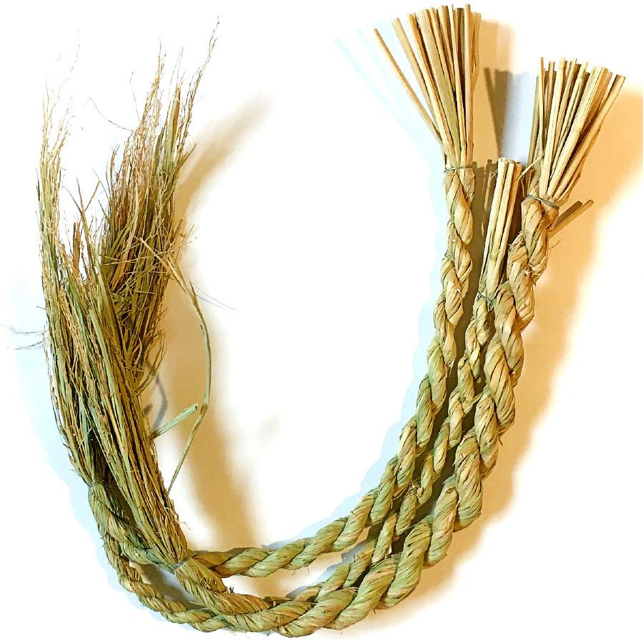 里山のめぐみ ミニ注連縄 天然素材 もちひかり わら縄 ドライフラワー 3束セット Yw Mat30 00 里山のめぐみ Ta Ma Te Ba Ko 通販 Yahoo ショッピング