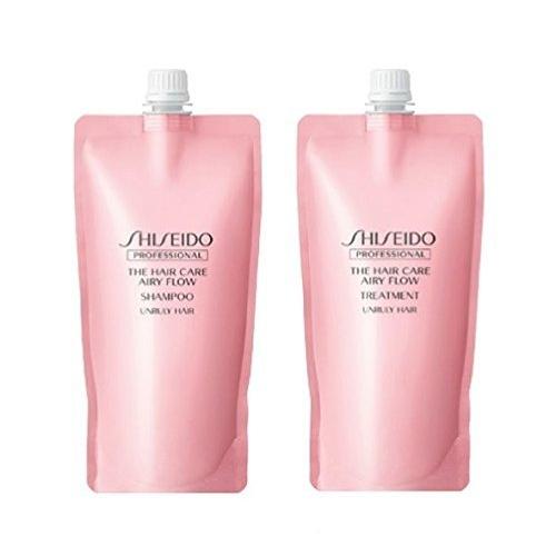 【セット】 資生堂 ザ・ヘアケア エアリーフロー シャンプー450ml ＆ トリートメント 450g セット （詰め替え用）