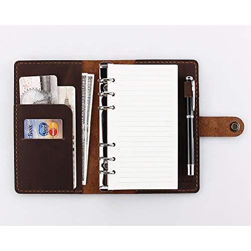 Ceetol システム手帳 本革ノート 職人 手作り A6 6穴 ペンホルダー 付 本革 ビジネスノート スケジュール帳 Dr0tmyk7q ターニヤマート 通販 Yahoo ショッピング