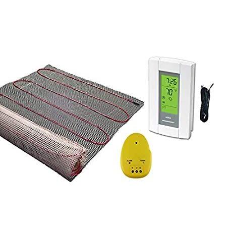 24118円 一部予約 24118円 一番の 特別価格15 Sqft Mat Electric Radiant Floor Heat Heating System with Aube Digital F好評販売中