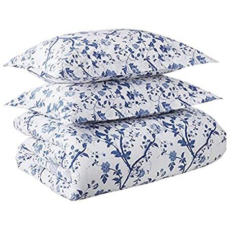 お取寄せの特別価格laura 羽毛布団セット ブルー Ashley 2113 シャーロット 羽毛布団セット