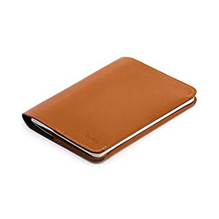 特別価格Bellroy Leather Notebook Cover Mini（約89mm x 約140mmのノート、カード6枚、ペン） Caramel好評販売中