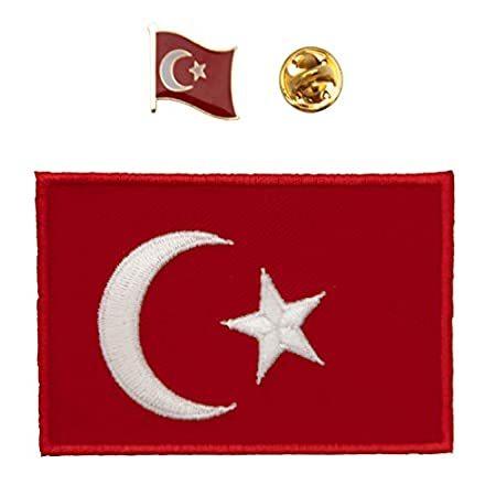 Web限定 2個パック 特別価格a One 海外から人気なアイテムを揃えました トルコ国旗刺繍パッチステッカー トルコ星旗ラペルピン好評販売中 トルコ国メタルバッジ 快適グッズ 旅行小物 Essegtogo Com