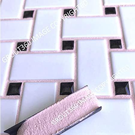 特別価格Grout 360 Pink Petals Sanded Tile Grout for Tile Installation Jobs. Use on 好評販売中