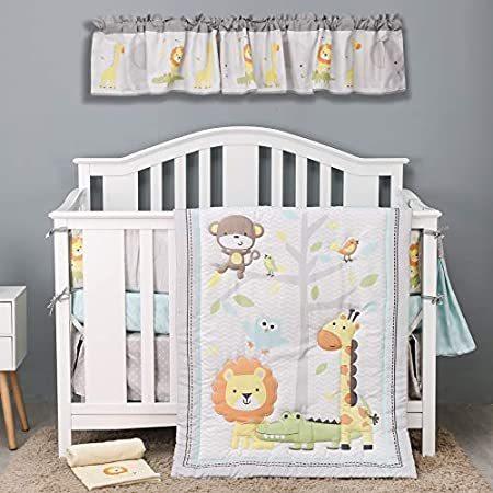最安値挑戦！ Bedding Baby Giraffe 特別価格Brandream Safari 1好評販売中 Boys for Set Bedding Nursery Animal ベビー毛布