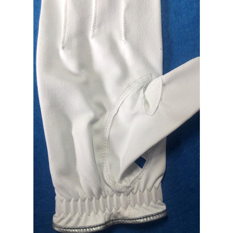 IOMIC　手袋　　（競馬・乗馬用）　ホワイト　ライン色：ブルーライン　｜ta-store｜06