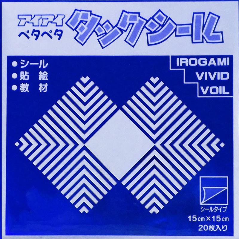 アイアイ タックシール いろがみ ホイルカラーあお (t01) 306 ホイル青