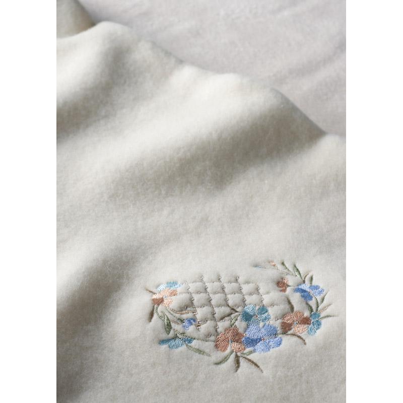 泉州匠の彩 カシミア混ウール綿毛布(毛羽部分カシミア35%) SHW-25051C