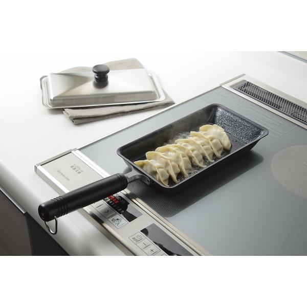 ダンチュウ IH対応鉄餃子鍋(ステンレス蓋付) DA-44 (-0293-050