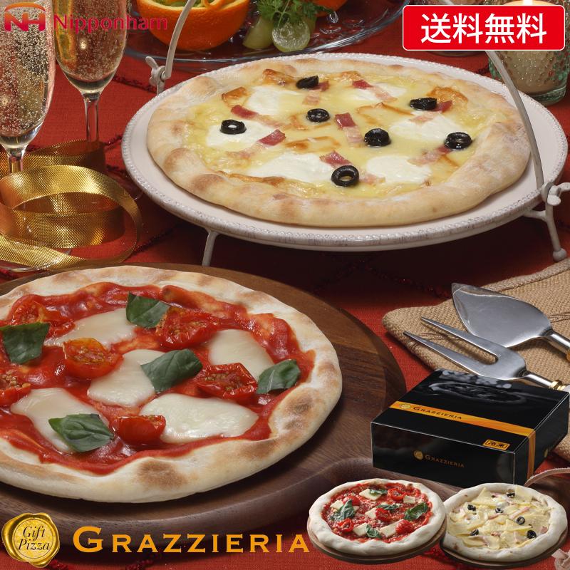 Grazzieria ピザセット Gra 30 メーカー直送 送料無料 ニッポンハム Pizza お中元 暑中見舞い 内祝い お返し マルゲリータ Nhm Oo 1141 たばきギフト館 通販 Yahoo ショッピング