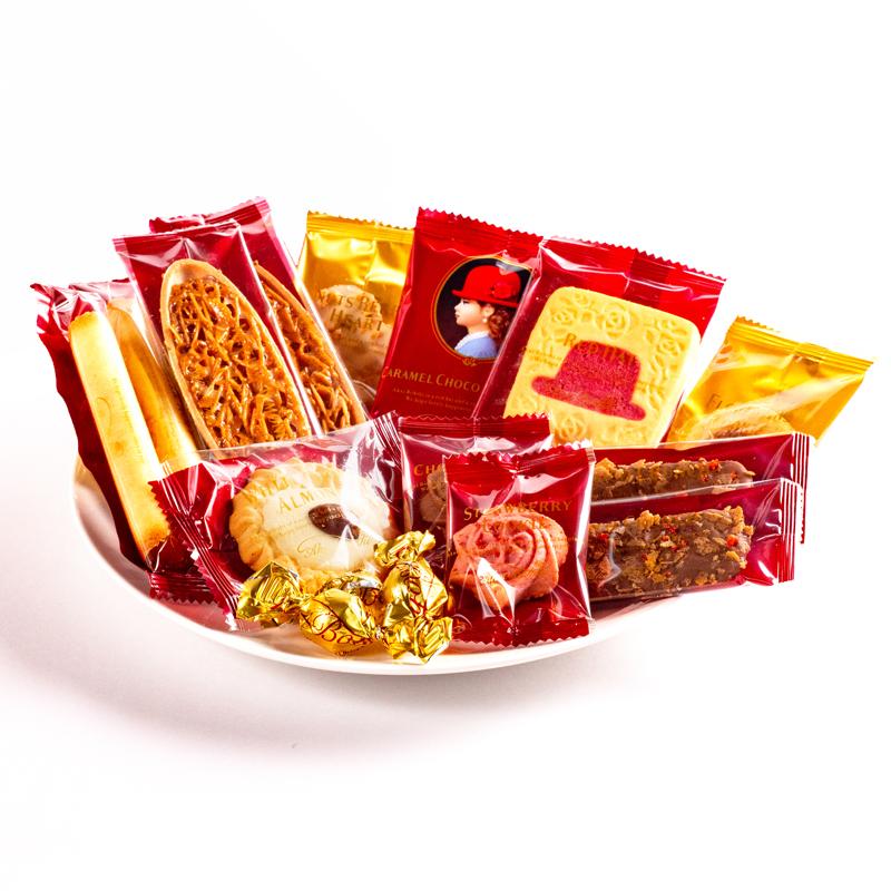 赤い帽子 母の日 クッキー詰め合わせ ピンク 16135 (-G1311-604 赤い帽子 母の日 クッキー詰め合わせ ピンク 16135 (-G1311-604