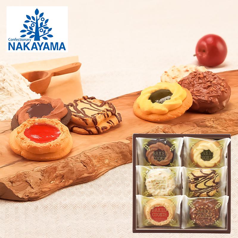 中山製菓 ベイクドクッキー6個 BCP-6 (個別送料込み価格) (-G1514-601