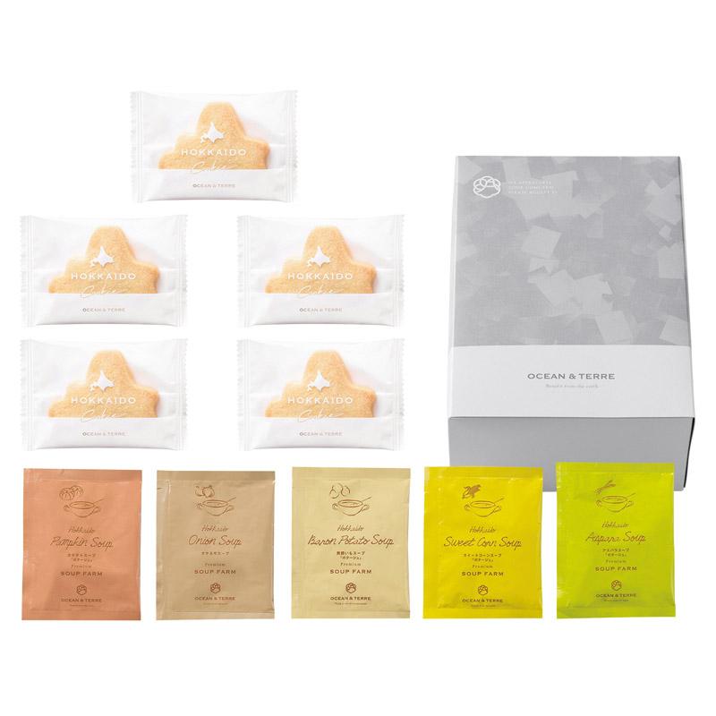 OCEAN＆TERRE 北海道野菜CUPスープ＆クッキー AD932 (個別送料込み価格