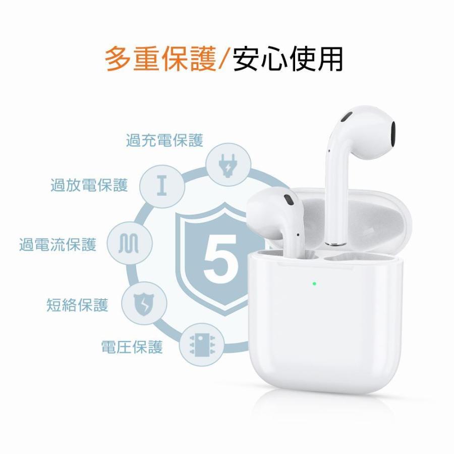 ワイヤレスイヤホン Bluetooth5 2 マイク付き Encノイズキャンセリング 軽量 高音質 自動ペアリング 高価値セリー 防水 左右分離型 送料無料 タッチ操作 テレワーク Hi Fi