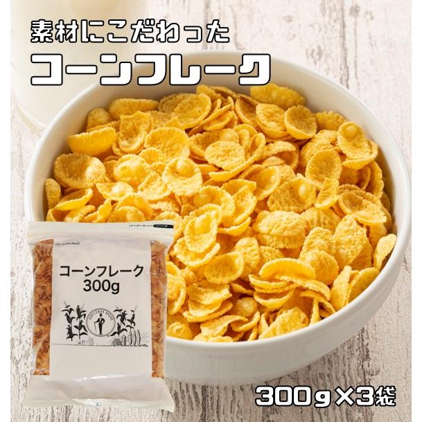 日本未発売 素材にこだわった本格シリアル コーンフレーク 300ｇ 3袋 日食 ジッパー イージーカット付 Cisama Sc Gov Br