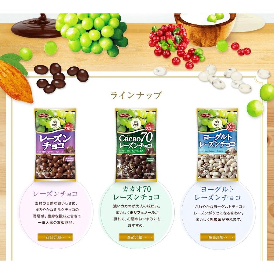 グルメな栄養士セレクト洋菓子　レーズンチョコ　47ｇ　（正栄デリシィ　チョコレート　ぶどうチョコ）｜tabemon-dikara｜03