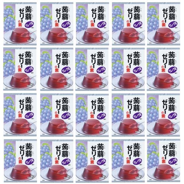 蒟蒻ゼリーの素 グレープ 75g×20袋 大島食品工業 粉末 製菓材料 業務用 国産 国内産 こんにゃくゼリー 葡萄 洋菓子材料 |  | 04