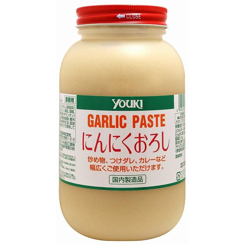 ユウキ食品 にんにくおろし 1kg×3個 YOUKI マコーミック ガーリック