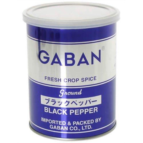 GABA ブラックペッパー 缶 210g GABAN グラウンド スパイス 香辛料 粉