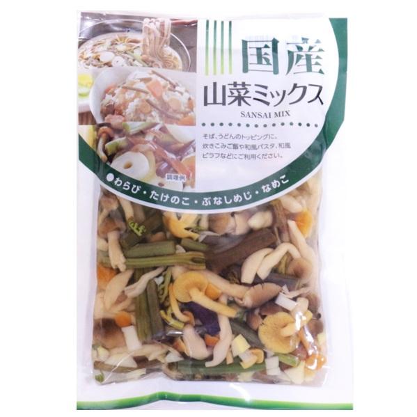 山菜ミックス水煮 80g×3袋 国産 国内産 国内加工 マルナカ食品 わらび
