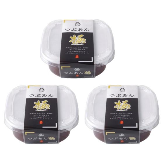 つぶあん極 300g×3個 大納言小豆使用 あんひとすじ 橋本食糧 カップ