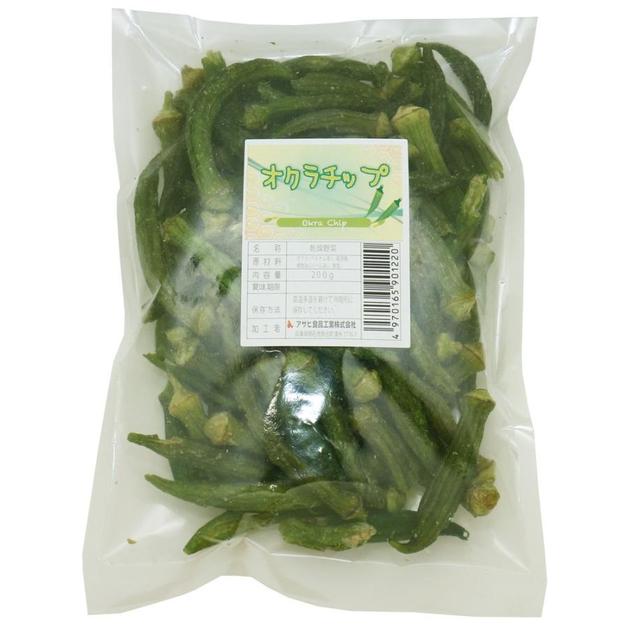 世界の乾燥野菜　ベトナム産　オクラチップ　200ｇ×3袋　（ドライ　干し　乾燥オクラ）｜tabemon-dikara｜05